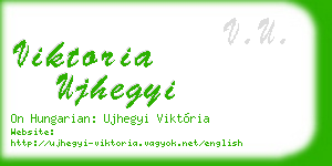 viktoria ujhegyi business card